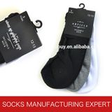 Men's Cotton Solid Color Invisible Socks