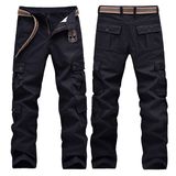 Last Design Fashion Army Trousers Plain Cotton Military Pants