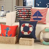 Cotton Linen Digital Printed Decorative Cushion Cover Throw Pillow Case