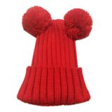 Children's Ball Girl Flanging Baby's Cap Warm Balls Mickey Hat