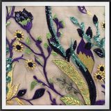 Birds Sequins Embroidery Lace Animal Embroidery Lace with Sequins