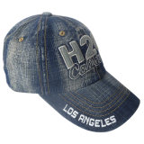 Custom Washed Jeans Baseball Cap with Logo #12