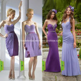 New Purple Empire Sweetheart Long and Short Bridesmaid Dress a-10