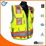 Class 2 Heavy Woven Two Tone Engineer High Visibility Vest