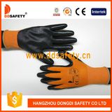 Ddsafety 2017 White Nylon Nitrile Coated Safety Working Glove