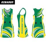 Fashion Design Cutomized Polyester Spandex Dri Fit Netball Dress (N010)