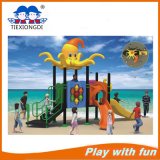 Cheap Plastic Outdoor Children Playsets with Tube Slide