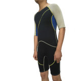 Short Neoprene Surfing Wetsuit with Nylon Fabric (HX15S105)