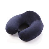 Inflatable U Shape Memory Foam Neck Pillow Airplane Travel Pillow