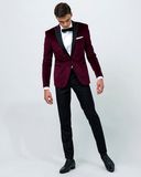 High End Coat Pant Slim Fit Custom Men Suit