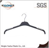 Fashion Women Plastic Hanger with Metal Hook for Display