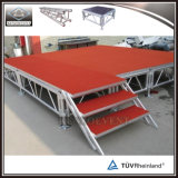 Heavy Load Aluminum Portable Stage with Carpet for Indoor Event