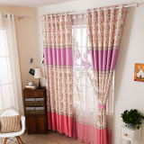 Countryside Style Print Curtain New Flower Curtain (KS-155)