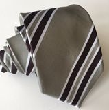 100% Polyester Tie Microfiber Logo Necktie (L081)