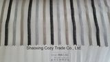New Popular Project Stripe Organza Voile Sheer Curtain Fabric 008293
