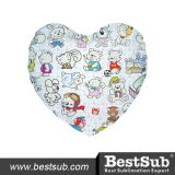 Promotional Sublimation Heart Shaped Polyester Pillow Cover (E-BZ03)