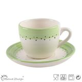 Hand Painting Fresh Colorful Cute 3oz Cup and Saucer
