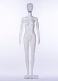 Cheap Price Good Quality Plastic Bright White Female Mannequin (Silver Head)