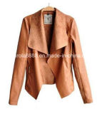 Fashion PU Leather Jacket Faux Ladies Leather Slim Coats