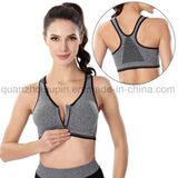 OEM Nylon Zipper Sports Fitness Yoga Bra