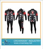 Compressed Cycling Jersey with Allover Printing