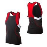 Men's Competitor Tank with Zipper /Triathlon Top