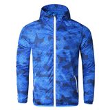 Colourful Mens High Quality Long Sleeve Waterproof Outdoor Windbreaker Jacket
