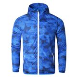 Colourful Mens High Quality Long Sleeve Waterproof Outdoor Windbreaker Jacket