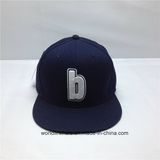 Wholesale 6 Panel 3D Embroidery Flat Brim Plain Snapback Cap