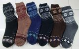 2018 Cotton Men Knee Knit Indoor Floor Slippers Socks