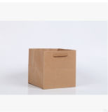 Recycled Custom Design Luxury Shopping Brown Kraft Paper Bag