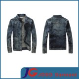Man Coat Denim Jacket Blue and Black (JC7028)