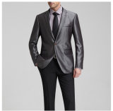 Bespoke Black Solid Color Business Suits & Tuxedo