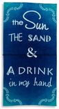 100% Microfiber Promotion Custom Printed Beach Towel