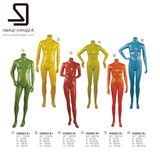 Colorful Headless & with Head Male/Female Clothes Display Mannequin