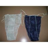 Disposable Non-Woven Tanga for Blue White Colour