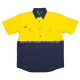 High Visibility Short Sleeve Workwear (without reflective tape)