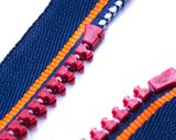 Vislon Zipper with Colored Teeth and Tape /Fancy Puller/Top Quality