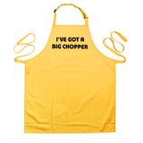 Popular Cotton Fabric Chef Apron in Blue with Plastic