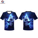 Manufacturer High Quality Euro Size Label Design Navy Blank Men Tshirt for Women