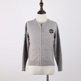 Girls' Zipper Cardigan with Soft Handfeel