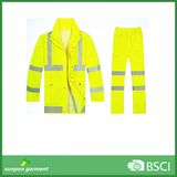 One Suit Jacket with Pants Reflective Clothes Safety Wear