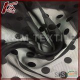 Polyester Chiffon Clipdot Black Embossed Chiffon Fabric for Dress
