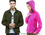 Quick-Drying Mens and Womens Skin Jacket with Anti-UV Material