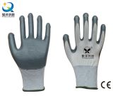 13G Polyester with Nitrile Coated Safety Work Gloves (N6007)