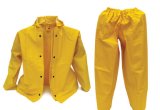 Adult PVC Safety Raincoat Rainsuit Sets for Industrial Heavy Duty
