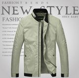 Spring Autumn Style Leisurel Solid Color Breathable Men Jacket