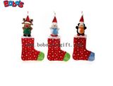 Plush Stuffed Xmas Animal Sock Toy Christams Ornament