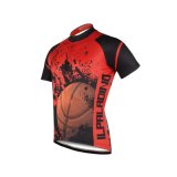 Men's Breathable Cycling Jersey Short Sleeve Quick Dry Basketball Jersey
