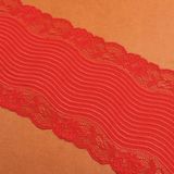 Good Quality Royal Blue Lace Fabric in White Tulle Lace